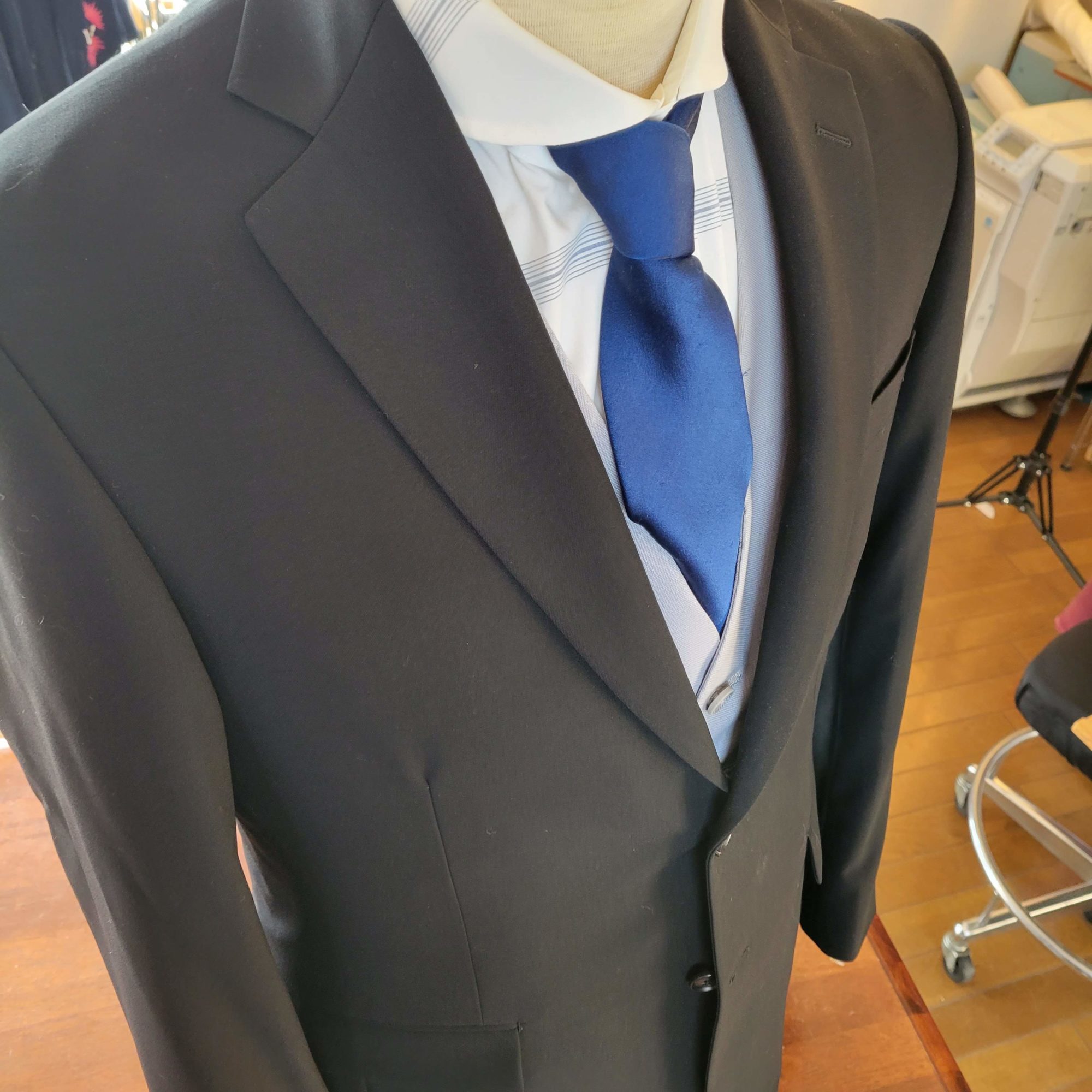 ブラックスーツ着用例